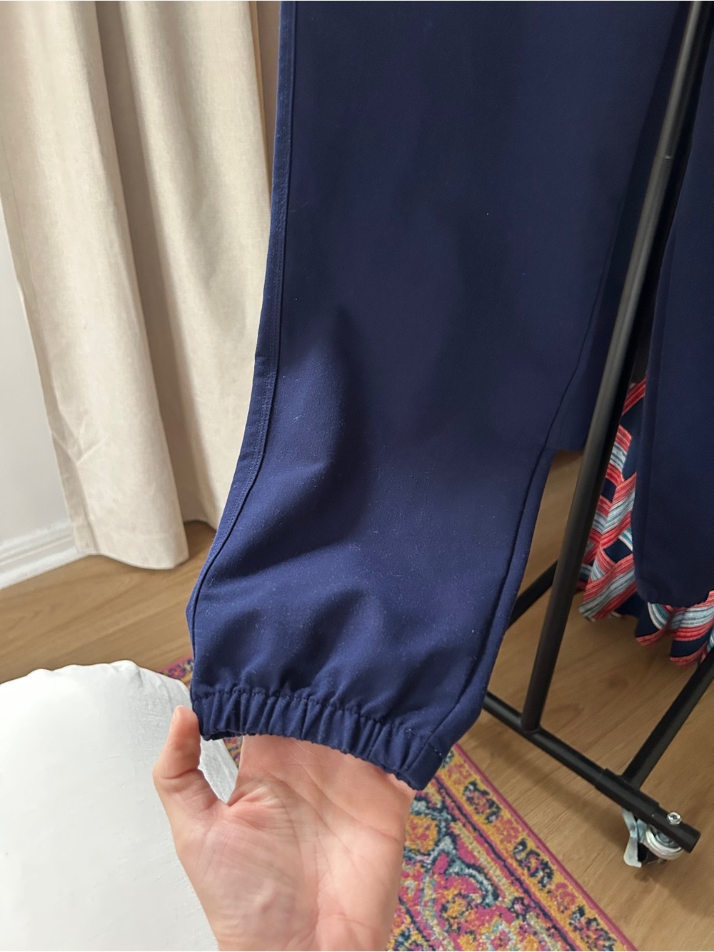 Figs High Waisted Scrub Pants. Size Medium. 29” inseam. Navy - Picture 7 of 7